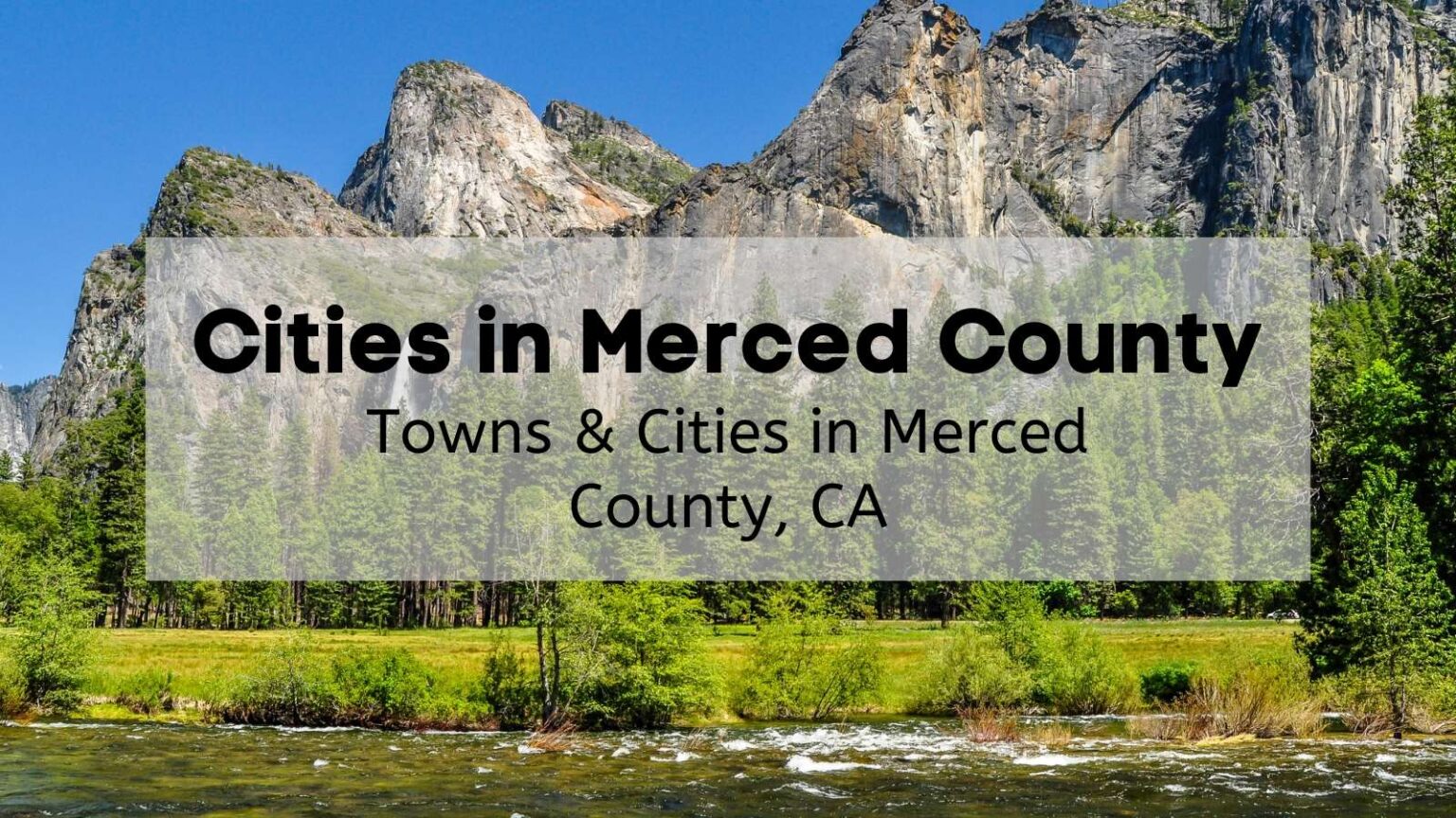 Merced County Map California Cities In Merced Country vrogue.co