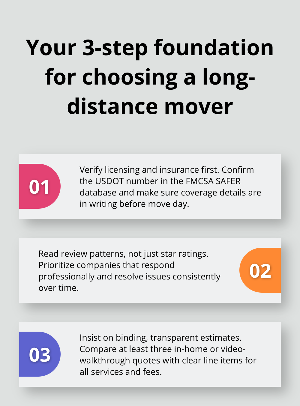 Three foundational steps to select a reliable Los Angeles long-distance moving company - long distance movers los angeles ca