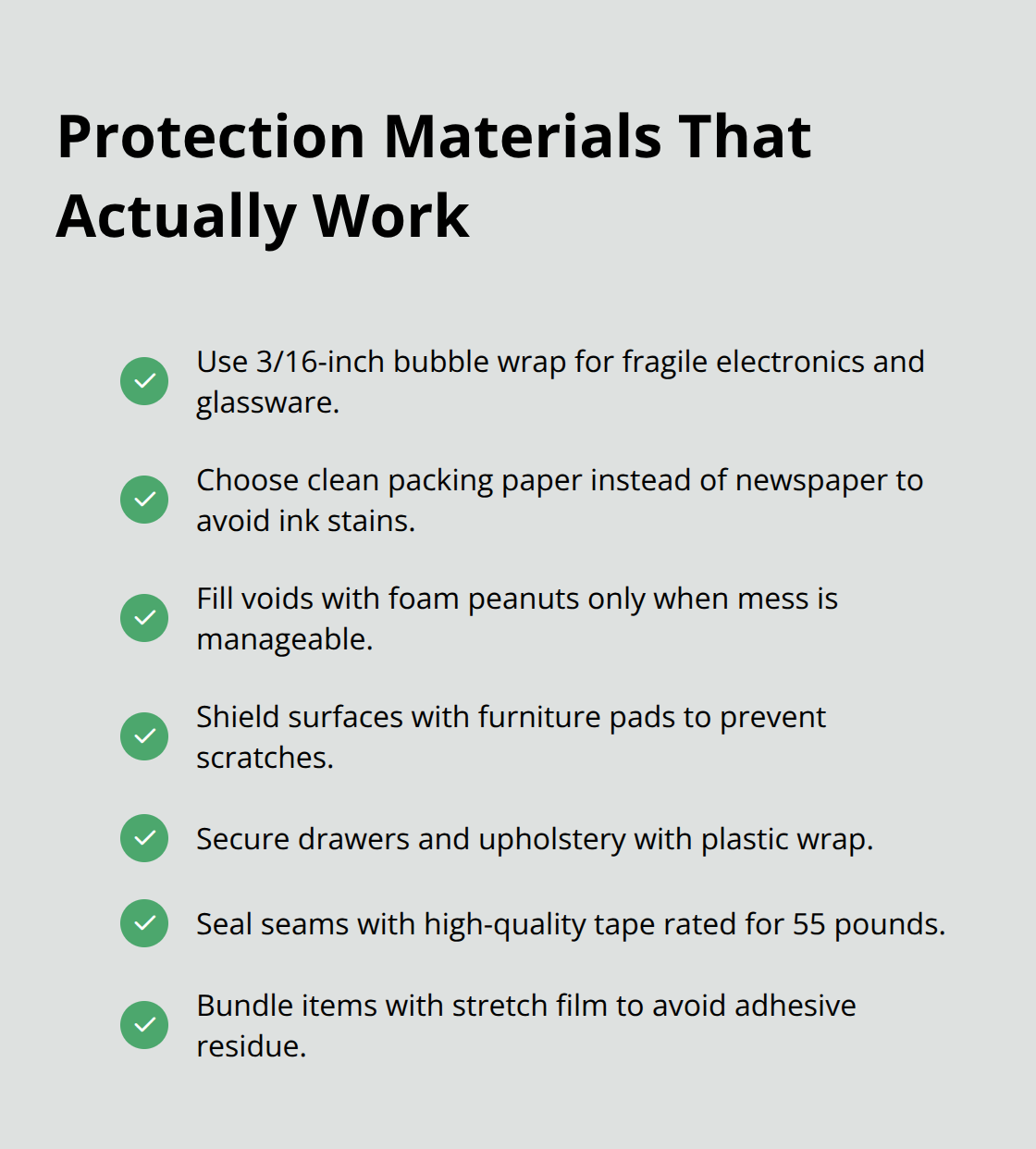 Essential packing protection materials and how to use them effectively - packing tips for moving house